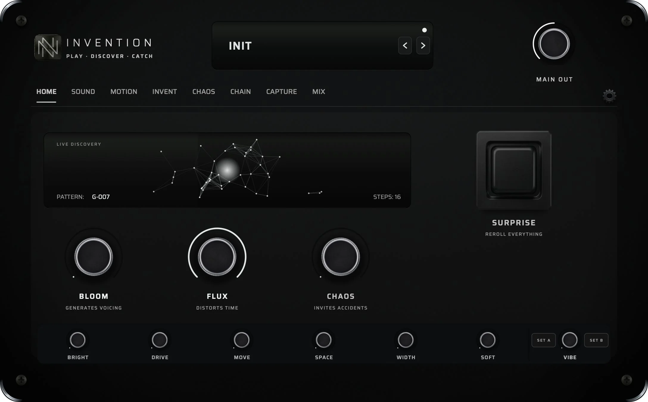 The HOME page