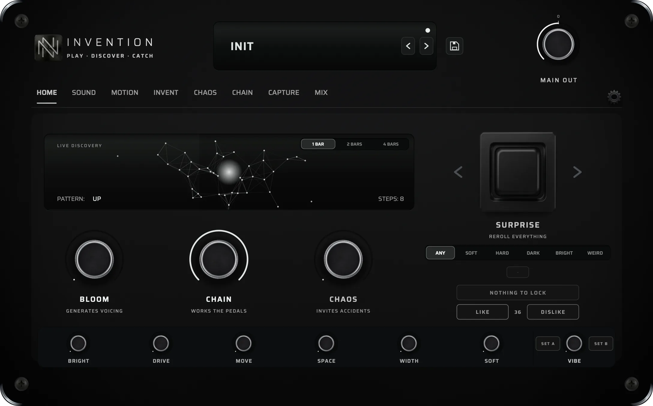 The HOME page
