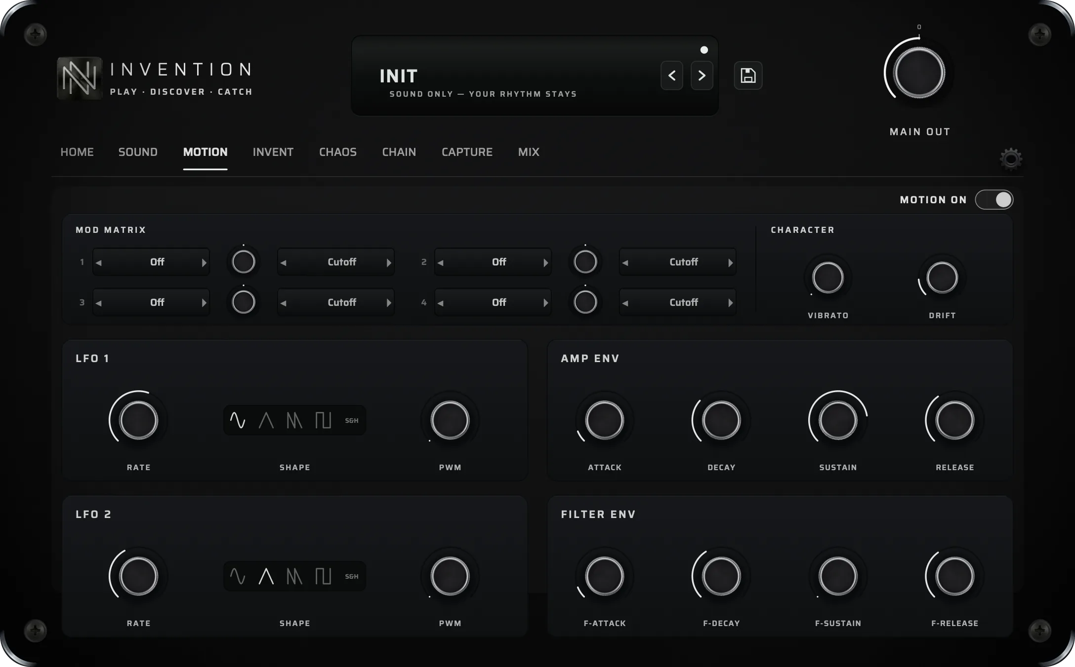 The MOTION page